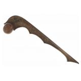 19th-Century Eastern Plains Ball Head War Club