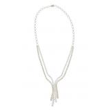 Beautiful GGA 9.43 CTW Diamond & 18K Gold Necklace
