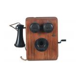 Western Electric 229 Oak Wall Mounted Telephone