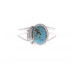 Navajo Chaz Tsosie Sterling & Turquoise Bracelet