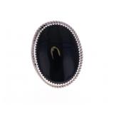 Navajo T. Tsosie Sterling & Black Onyx Ring