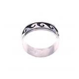 Navajo T & R Singer Stamped Sterling Ring
