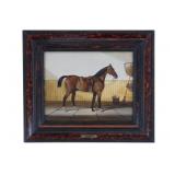 Claude L. Ferneley Framed Original Horse Painting