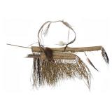 Chiricahua Apache Painted Bow & Arrow Quiver Set