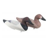 Ca 1980s Canvasback Decoy Pair by Patrick Vincenti