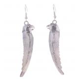 Navajo William Anderson Sterling Eagle Earrings