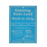 20th Century Montana Fish, Wildlife and Parks Sign