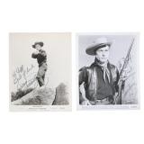 George Montgomery (1916-2000) Signed Photos (2)