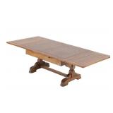 Ca. 1930's Oak Leaf Extending Coffee Table