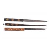 Japanese Kozuka & Kogai Katana Saya Knives