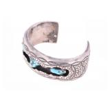 Navajo Classic Pawn Turquoise Cuff Bracelet