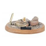 Montana Rattlesnake Pen Stand Taxidermy Display