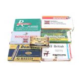 Collection Of Rare Rifle Ammunition & Boxes