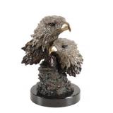 DeLier 'American Pride' Eagle Bronze Sculpture