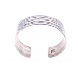 Navajo Chaz Tsosie Sterling Cuff Bracelet