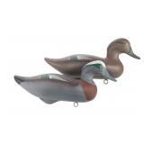 Ca. 1980's Widgeon Decoy Pair by Patrick Vincenti