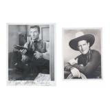 Actor George Montgomery Signed Photos (2)