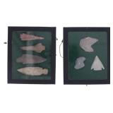 North American Projectile Point & Artifact Display