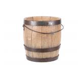 Rustic Farm Barrel Bucket c. 1890-1910