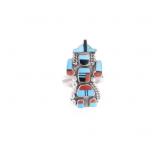 Vintage Zuni Kachina Dancer Multi-Stone Inlay Ring