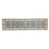 Persian Oushak Hand Knotted Wool Runner Rug