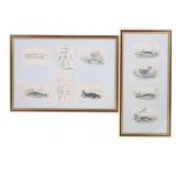 1789-1883 W.H. Lizar Etchings J. Stewart Artwork