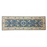 Hand Knotted Persian Oushak Wool Runner Rug