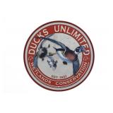 Ca. 20th C. Ducks Unlimited Embossed Sign NOS