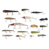 Various Early Marked & Unmarked Fishing Lures (16)