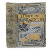1891 Explorations & Adventures H.M. Stanley 1st Ed