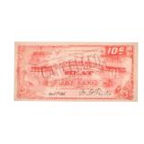 Ca. 1898 10 Cent Bishop's General Store House Note