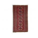 1920's Afshar Persian Hand Knotted Regional Runner