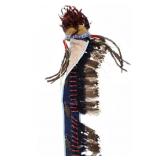 Blackfoot Piegan Buffalo Beaded Headdress - Mont.