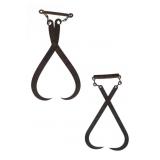 Commercial Cast Iron Ice Tongs c. 19th Century