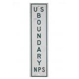 Vintage Yellowstone NPS Boundary Sign