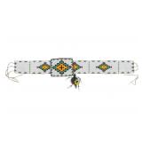 Fort Peck Assiniboine Fully Beaded Belt & Buckle