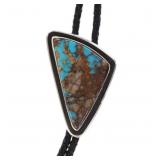 Vintage Navajo Turquoise Mountain Bolo 1970's