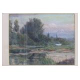 Charles Graham (1852-1911) Watercolor ca. 1894
