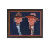 Irving Toddy (1951-2020) Painting 'Two Brothers'
