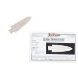 4 3/4' Hardin Stemmed Projectile Point 8500BP COA