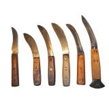 c.1800's Plains Buffalo Skinning Fur Trade Knives