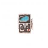 1960 Chris Beyuka Zuni Turquoise Large Men's Ring