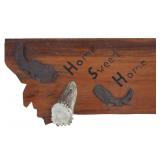 Montana Folk Art 'Home Sweet Home' Sign