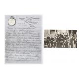 D.F. Barry Photo Of Officers on Custer's Steps
