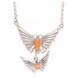 Navajo Dinï¿½ Russell Sam Sterling Butterfly Pendant