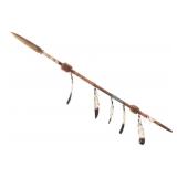Chippewa / Cree Many Trails Brass Tack War Lance