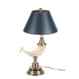 Early Vintage Rocky Mountain Rams Horn Table Lamp