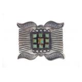 Navajo Shawn Cayatineto Kingman Turquoise Buckle