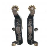 Bob & Diane Scalese Montana Silver Mounted Spurs