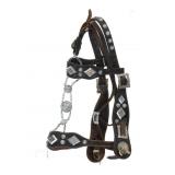 Vintage Visalia Silver Parade Headstall, 1930-1950